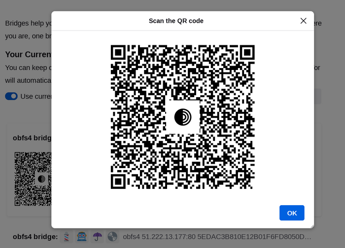 Codul QR al podului